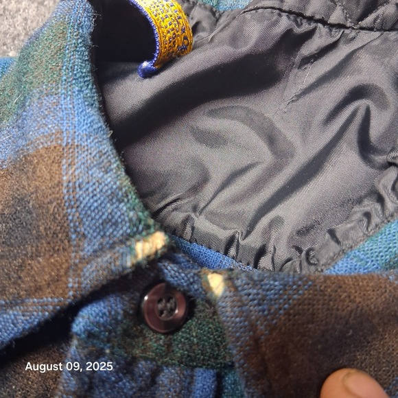 Vintage Pendleton Wool Flannel Mackenzie Tartan Button Up Shirt Men Size 15 1/2 - Picture 4 of 9